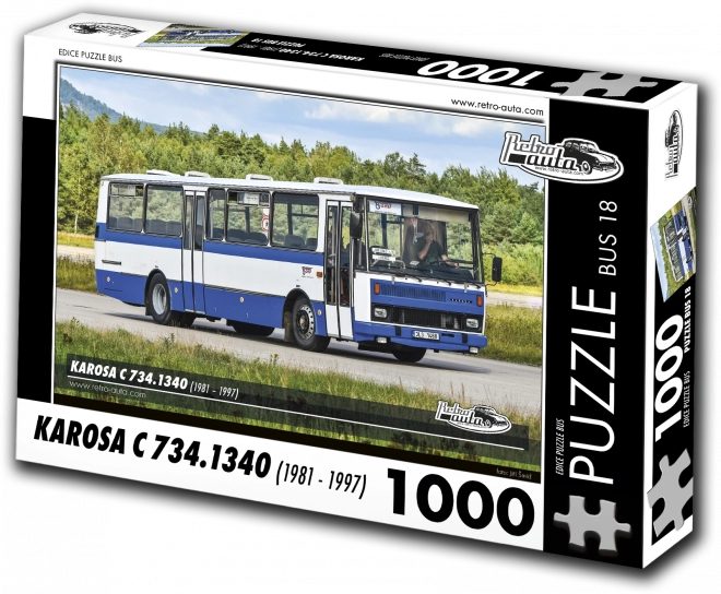 Puzzle Bus Karosa C 734 collezione retro-auta