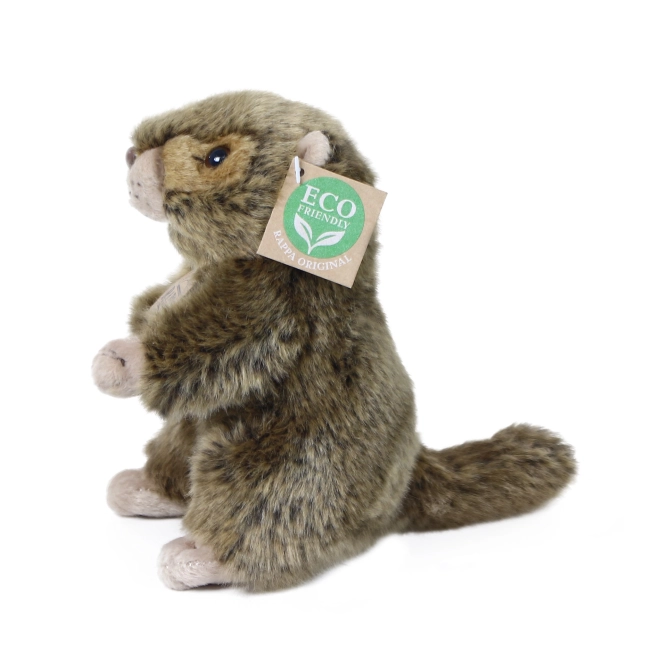 marmotta di peluche ecologica 17 cm