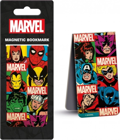 Segnalibro magnetico Marvel Retro Grid