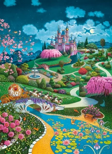 Puzzle Castorland castello di Cenerentola 100 pezzi