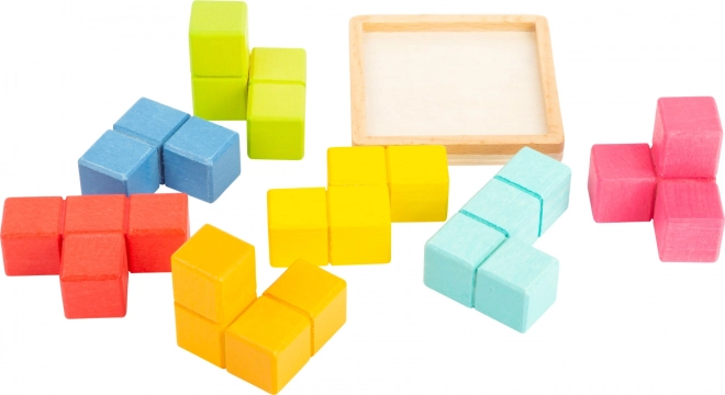 Small Foot Tetris 3D in legno
