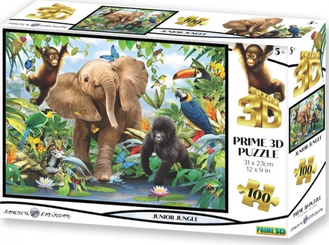 Puzzle Džungla 3D 100 pezzi