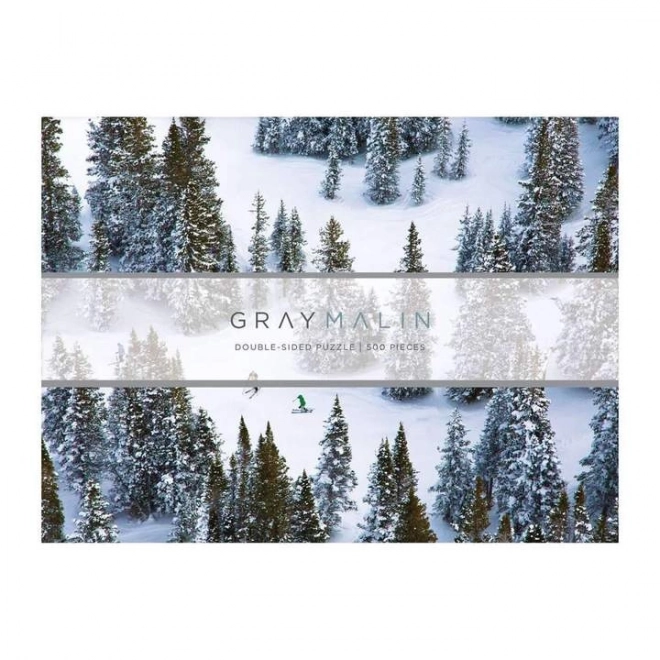 Puzzle Galison doppio lato Snow fotografia Gray Malin 500 pezzi