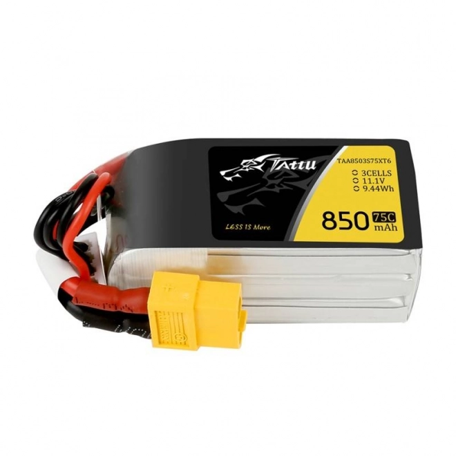 Batteria LiPo 850mAh 11.1V 75C Gens Ace serie TATTU