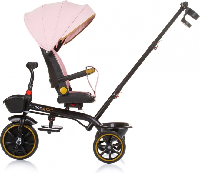 Triciclo con Cappottina Max Sport 2 in 1 Flamingo di Chipolino