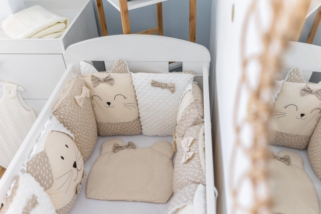 Bubaba set da letto per bebè Sleep Guardian 12 pezzi beige