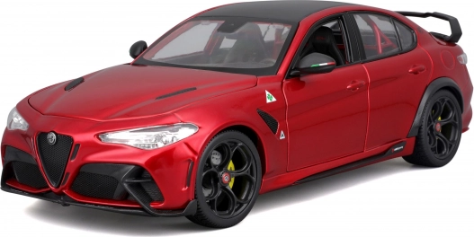modello auto in metallo 1:18 BBURAGO Alfa Romeo Giulia GTA rosso metallizzato