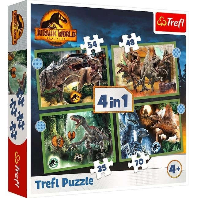 Puzzle dinosauri pericolosi Jurassic World