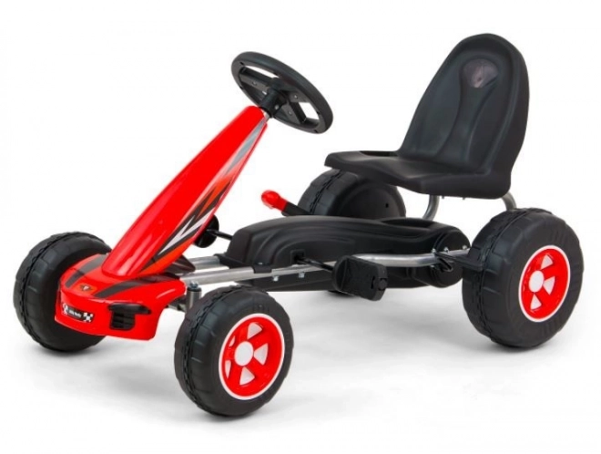 Gokart a pedali Viper Rosso