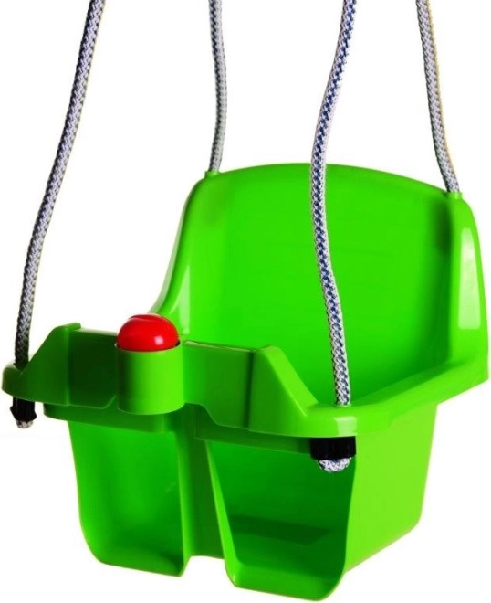 Altalena con clacson per bambini - verde