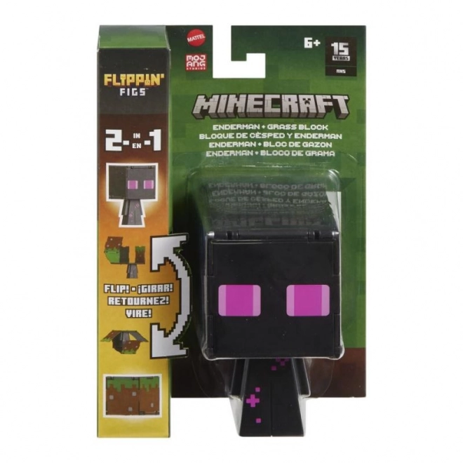 Mini figura 2 in 1 di Minecraft