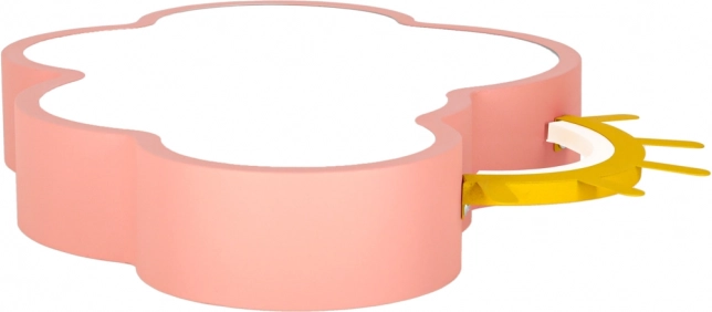 Lampada LED nuvola rosa con telecomando
