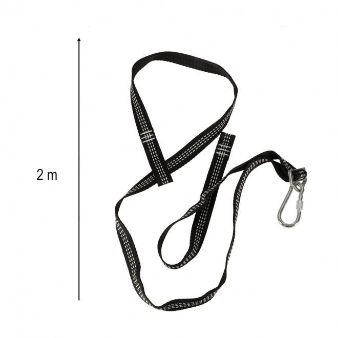 Kit per montaggio altalena e amaca con cinghie e moschettone