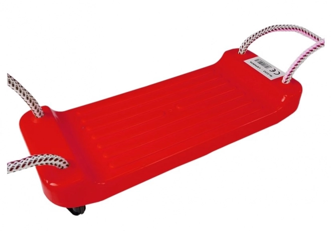 Altalena da giardino Tavola di plastica rossa 5252