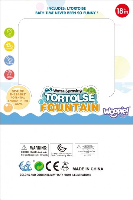 Gioco da Bagno Tartaruga Fontana Mini di WOOPIE