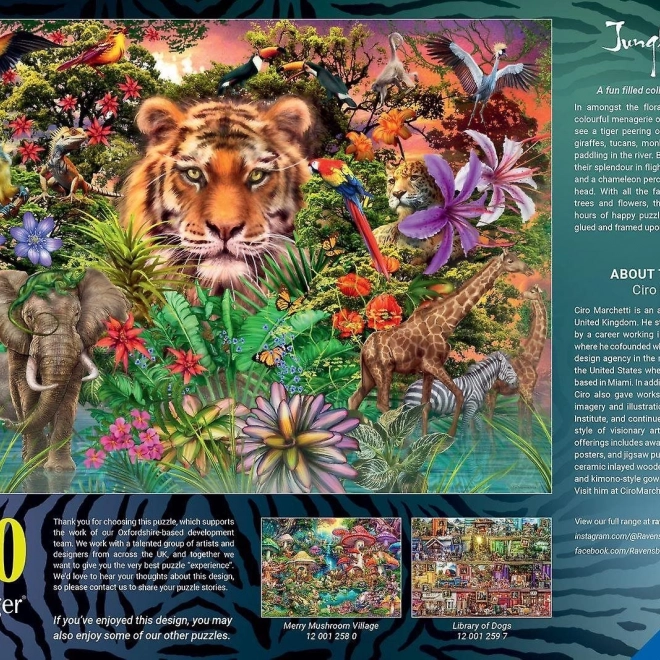 Puzzle animali esotici 1000 pezzi