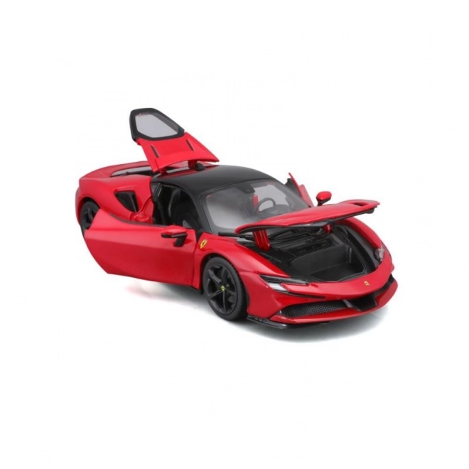 Modellino Ferrari SF90 Stradale Rossa in scala 1:18 di Bburago