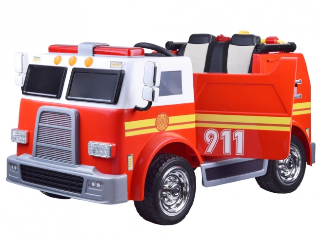 Camion dei pompieri per bambini a batteria con telecomando