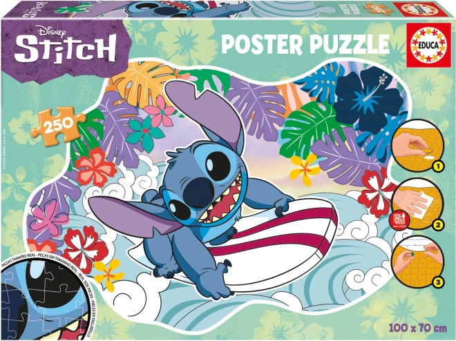 Puzzle poster Stitch 250 pezzi