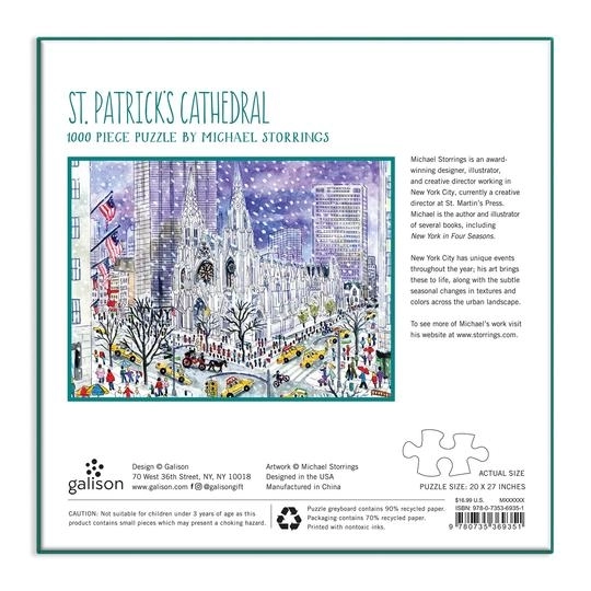 Puzzle Cattedrale di San Patrizio 1000 pezzi di Galison