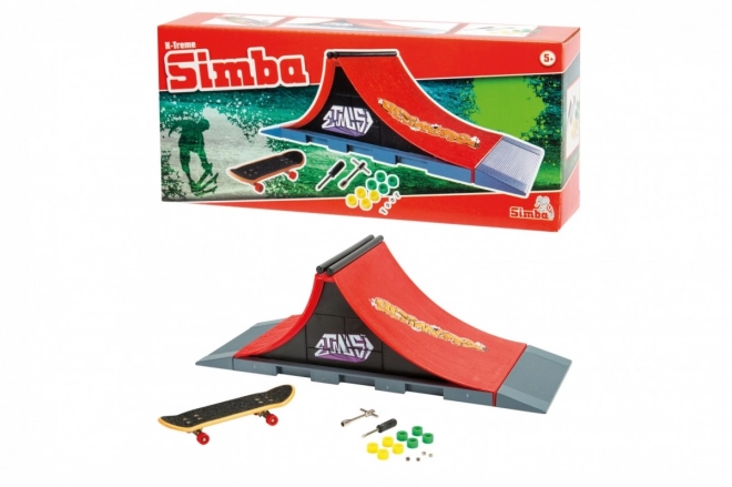 Mini skate park con rampa Ultimate di Simba