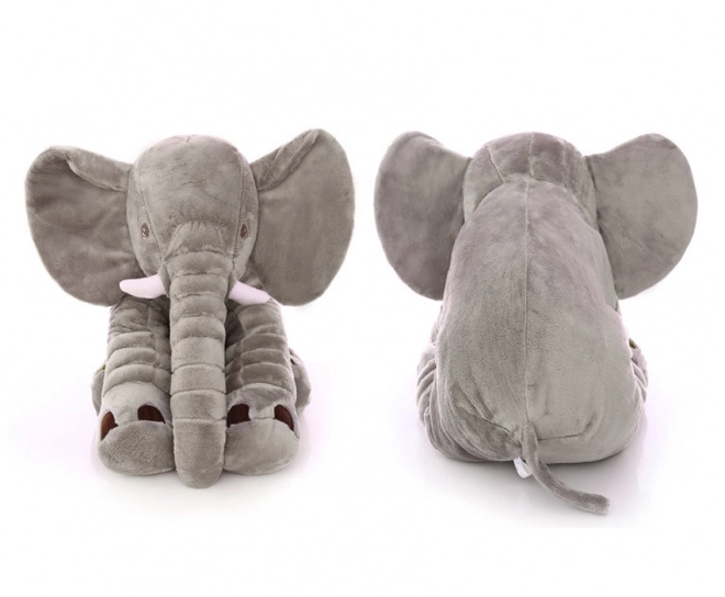 Grande peluche elefante grigio