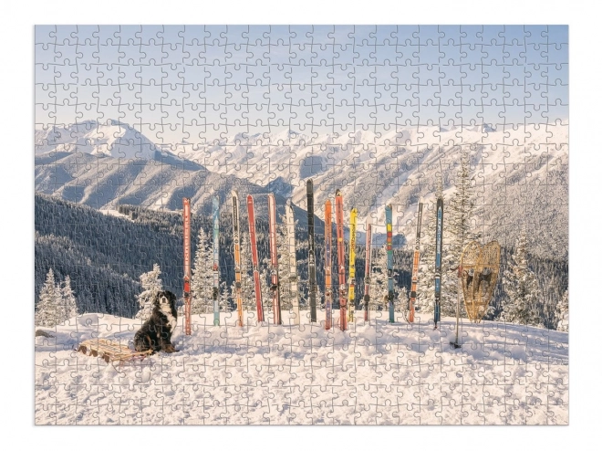 Puzzle vacanze invernali 500 pezzi