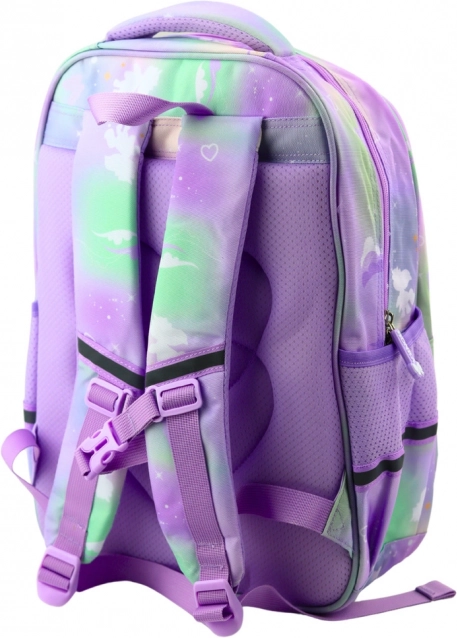 Zaino scolastico pastello con cinghia pettorale 20L