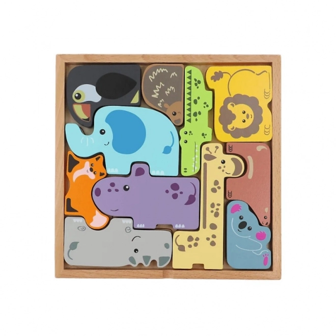 Puzzle in legno Zoo Crew