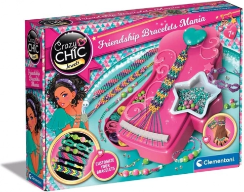 set creativo crazy chic – creazione di braccialetti dell’amicizia