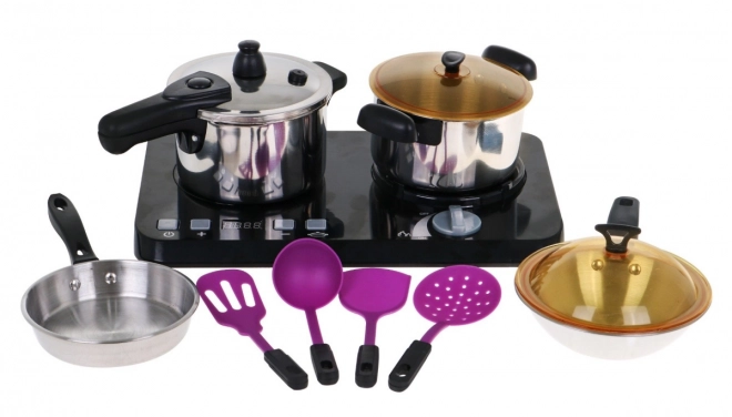 Set giochi da cucina con suoni e luci per bambini 3+