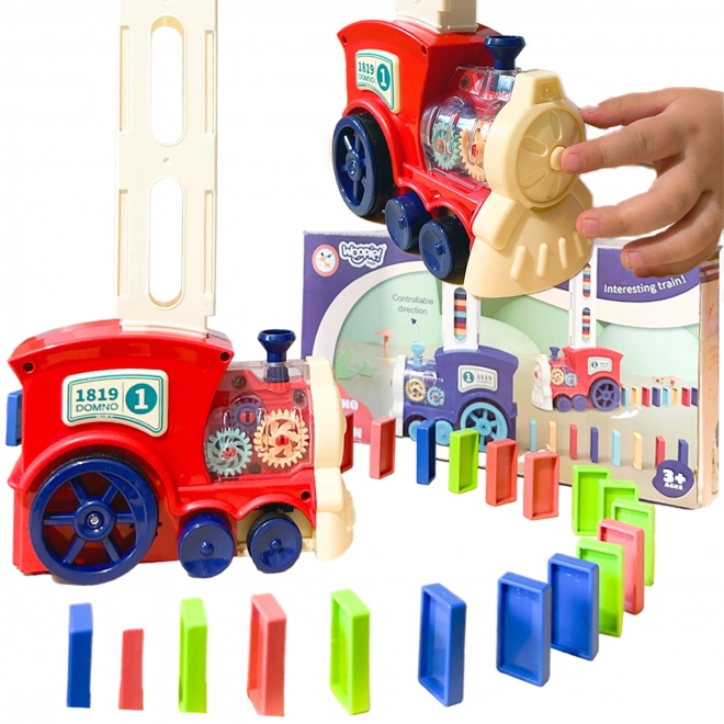 Ciuf Ciuf Elettrica Locomotiva per Blocchi Domino