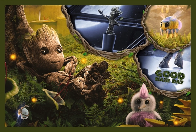 Puzzle Marvel 2x200 pezzi Io sono Groot