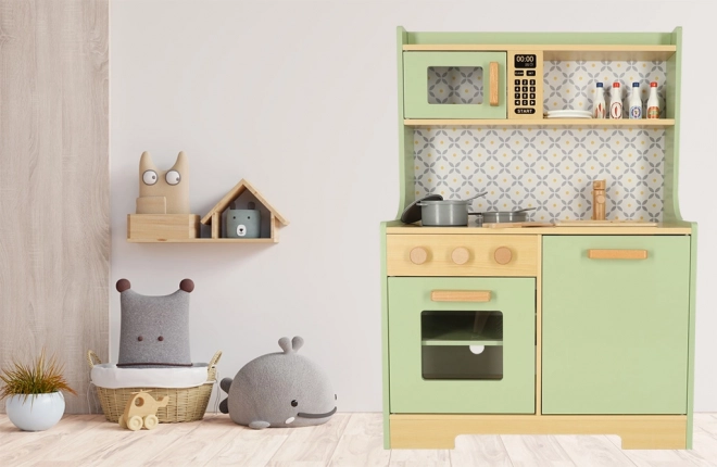 Cucina In Legno Menta Per Bambini