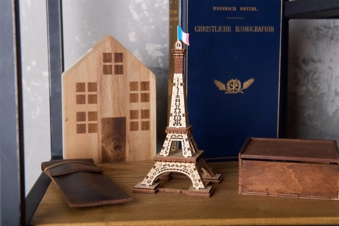 Puzzle meccanico in legno 3D Torre Eiffel