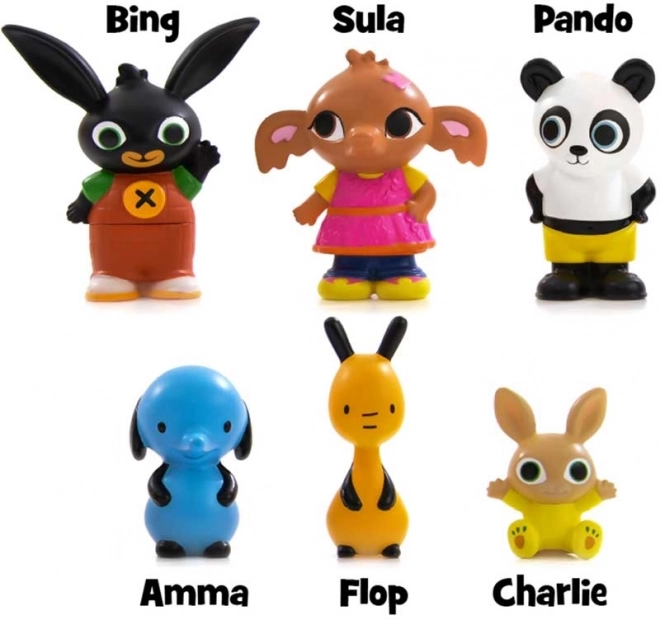 Set di figurine di Bing - set da 6 pezzi