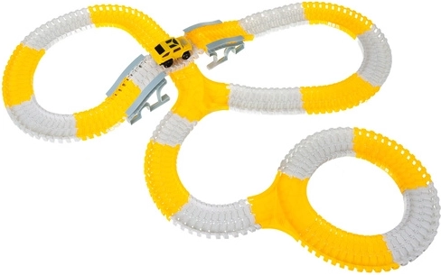 Pista flessibile a incastro per infinite configurazioni