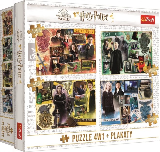 Puzzle TREFL Harry Potter 4 in 1