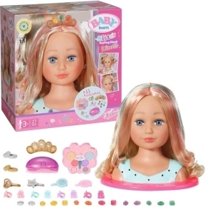 Sorella maggiore BABY born testa da pettinare con tavolozza make-up