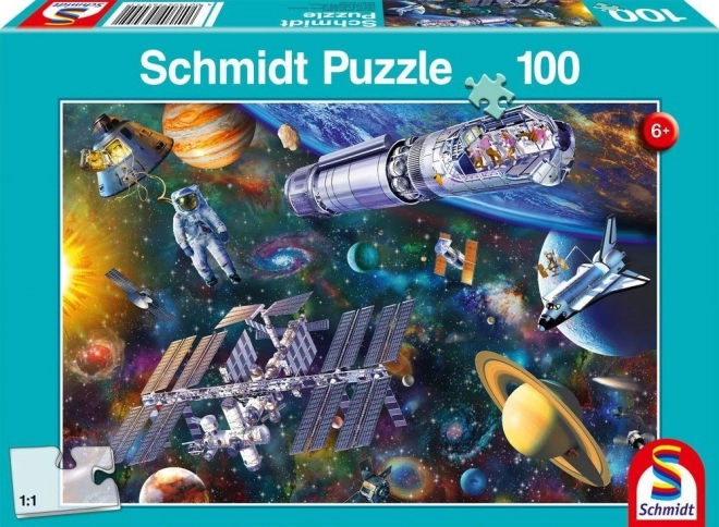 Puzzle Schmidt Divertimento nello Spazio 100 Pezzi