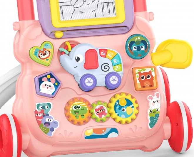 Girello interattivo musicale con lavagna magica Woopie Baby