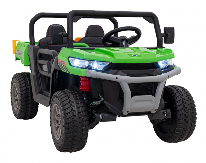 Auto Pick-Up Speed 900 pro bimbi Verdi + trazione 4x4 + pompa mobile + vano bagagli + telecomando + pala + LED audio