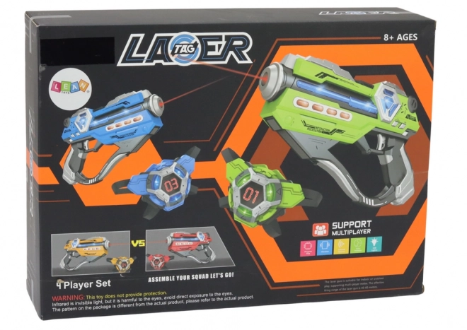 Set di Pistole Laser per Gioco di Squadra - 4 Pezzi