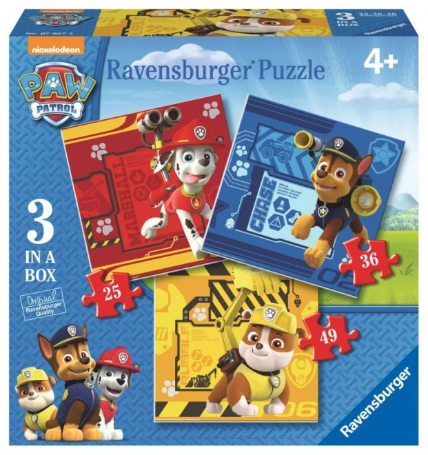 Puzzle 3 in 1 di Paw Patrol