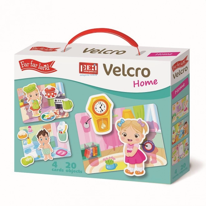 Puzzle Velcro per Bambini - Casa