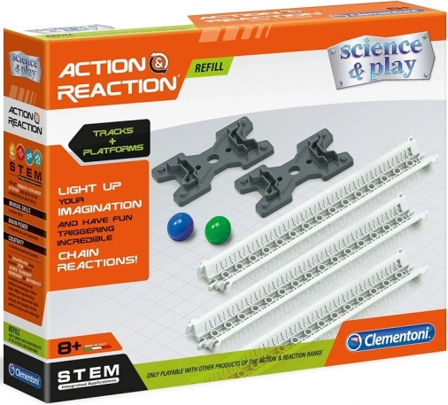 Clementoni Azione-Reazione – binari e piattaforme set di espansione