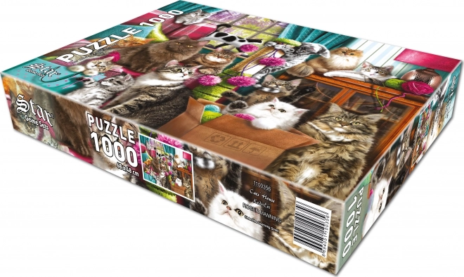 Puzzle Casa dei Gatti 1000 pezzi