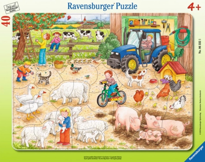 Puzzle Ravensburger Sul Grande Ranco 40 Pezzi