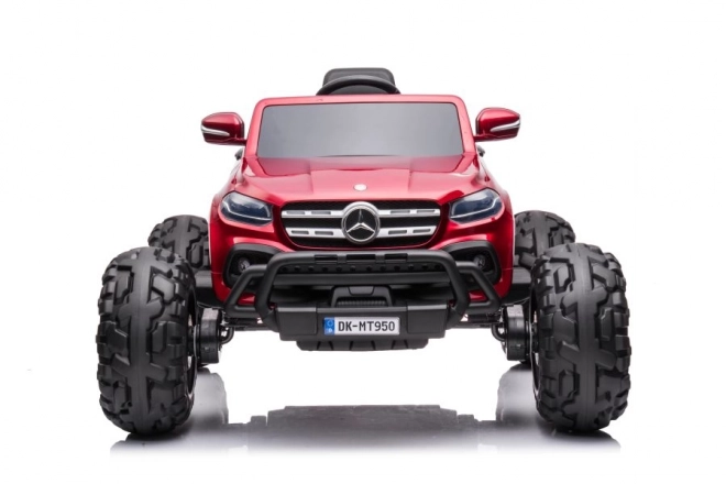 Auto a Batteria per Bambini Mercedes 4x4 Rosso Metallizzato