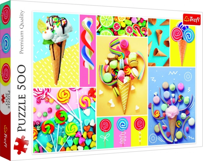 Trefl puzzle dolci preferiti 500 pezzi